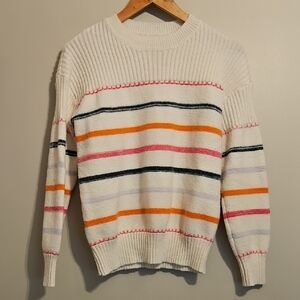Striped Knit Sweater